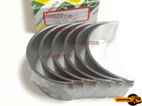 Вкладыши шатунные 4D120. 4D130. CB-1067GP, R401H, KOMATSU 6110-30-3500, 6114-31-3400  STD NDC